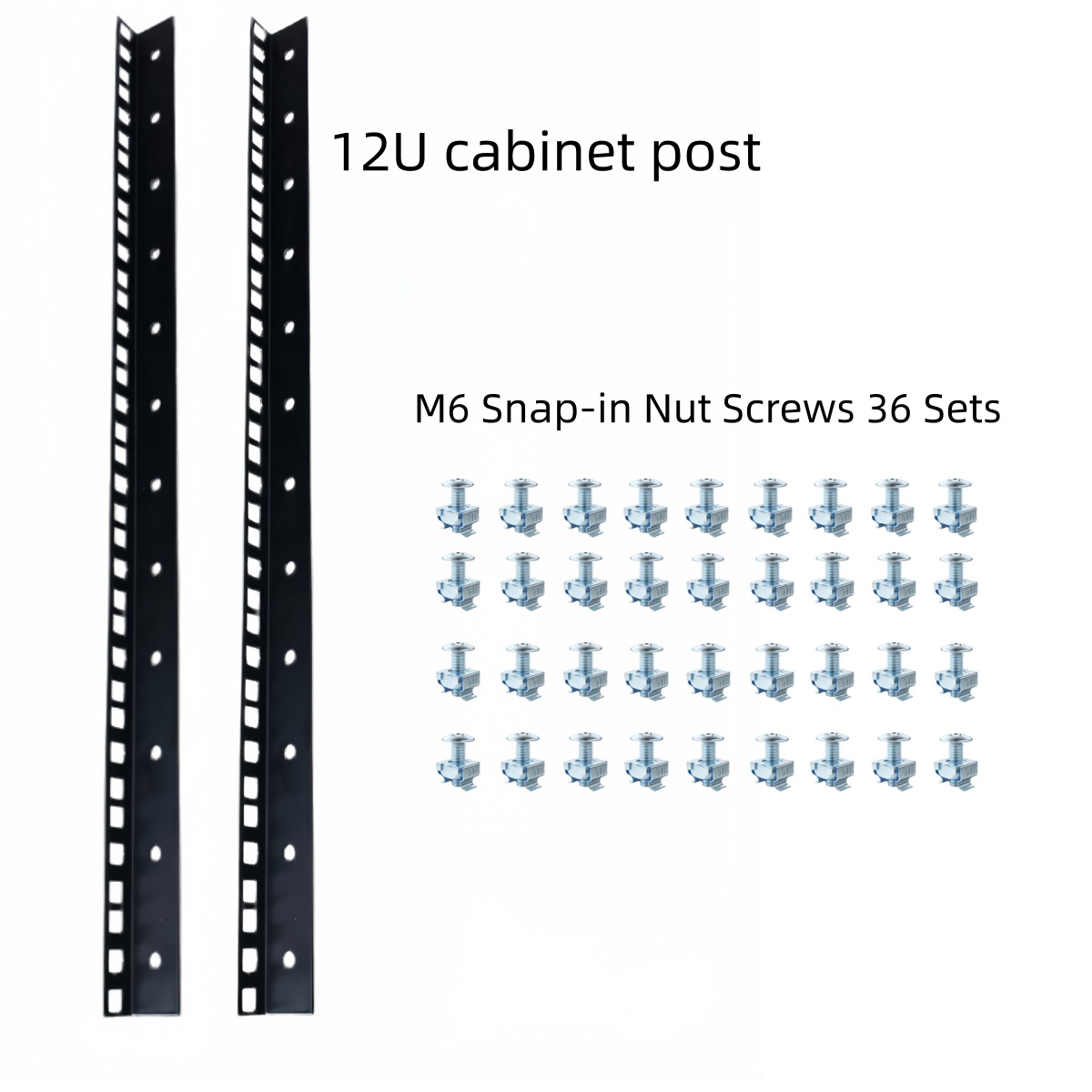 Screw Organizer Kit - Kit de Columna para Gabinete 12U,