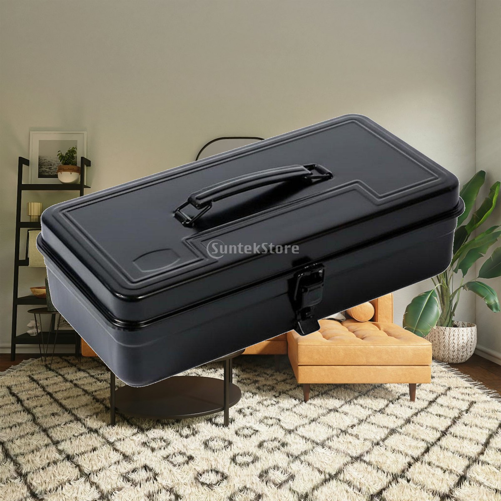 Tools For Home Workshop - Caja de Herramientas de Hierro Reforzada,