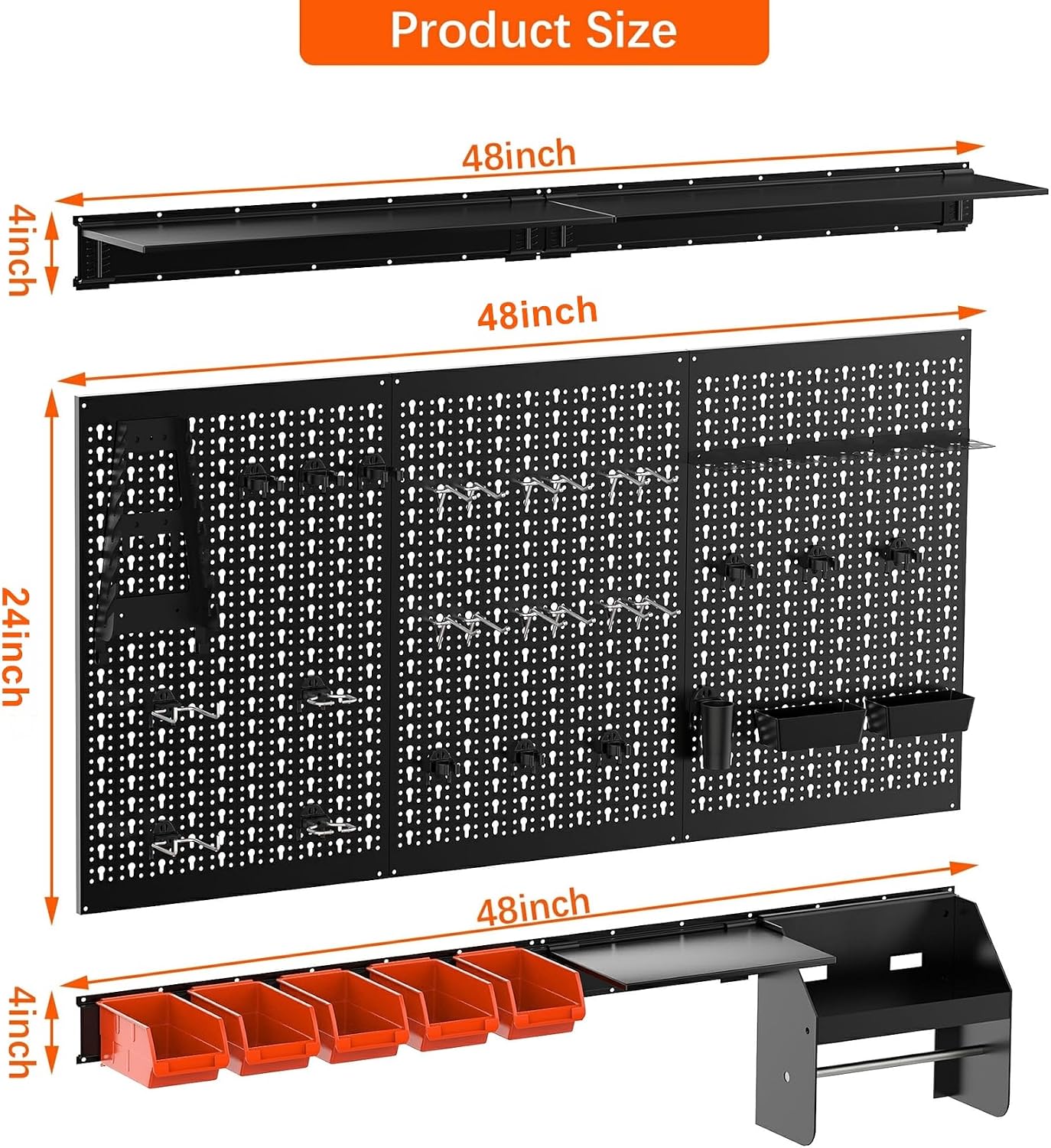Kit de Panel Organizador de Pa - Workshop Tools Hanging reseña y precio