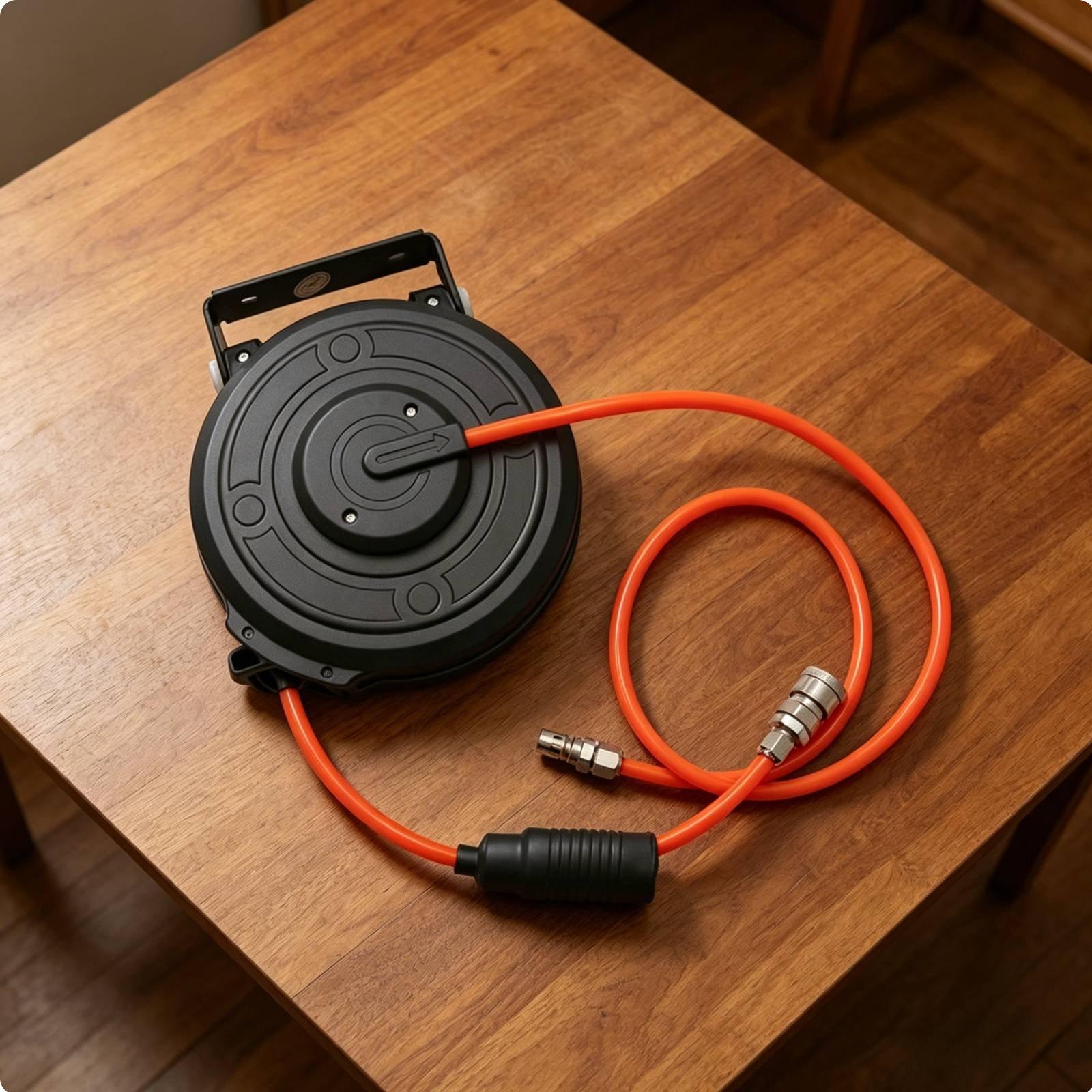 Carrete retráctil para manguer - Tools Workshop reseña y precio