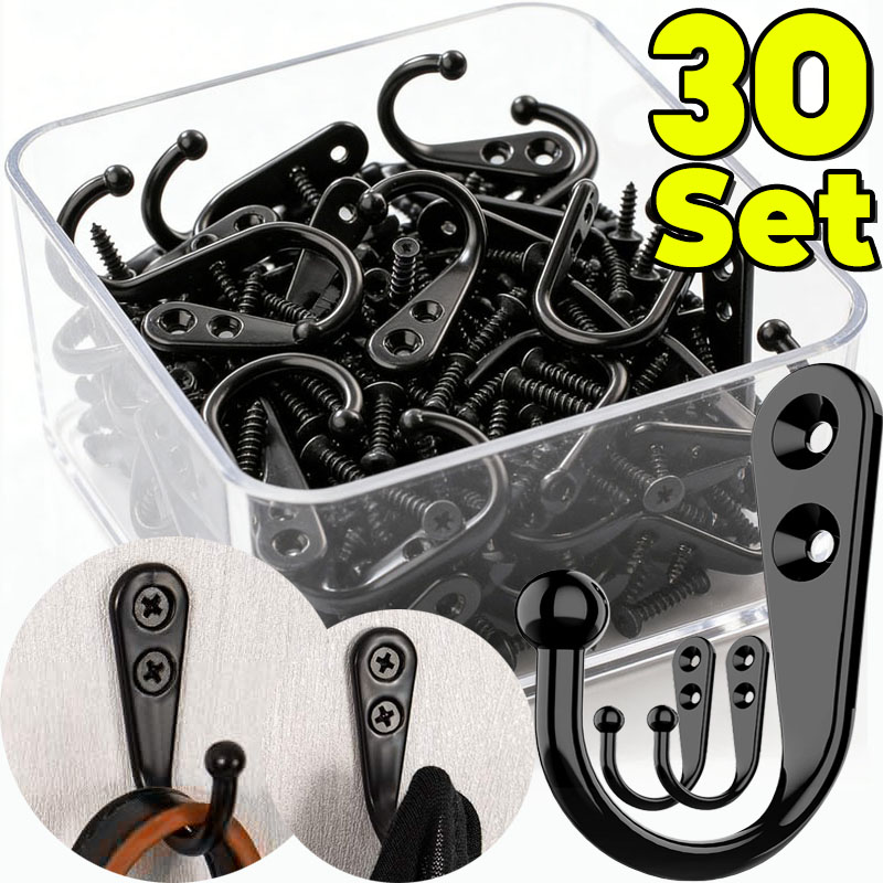 Ganchos de Metal Negros con To - Screw Organizer Kit reseña y precio