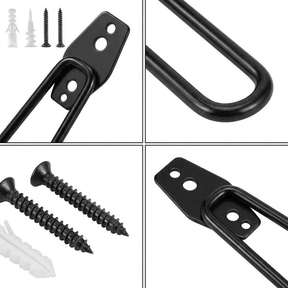 Ganchos de Acero Negros de 7.7 - Workshop Tools Hanging reseña y precio